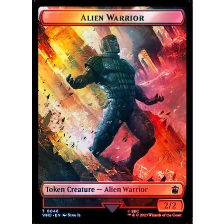 Alien Warrior Token (WHO) - Surge Foil