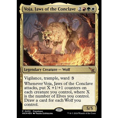 Voja, Jaws of the Conclave - Foil - Prerelease Promo