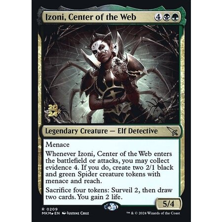 Izoni, Center of the Web - Foil - Prerelease Promo