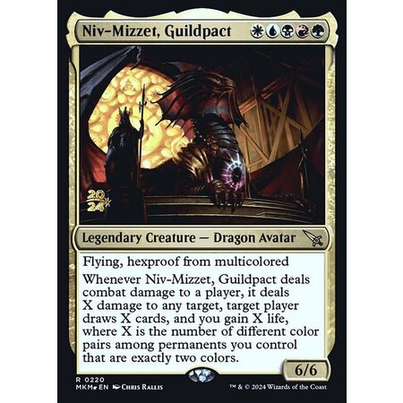 Niv-Mizzet, Guildpact - Foil - Prerelease Promo