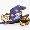 Alice's Adventure In Diceland Enamel Pin: Mad Wizard's Hat
