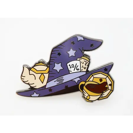 Alice's Adventure In Diceland Enamel Pin: Mad Wizard's Hat