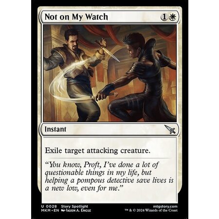 Not on My Watch - Foil