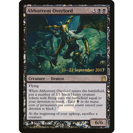 Abhorrent Overlord - Foil - Prerelease Promo