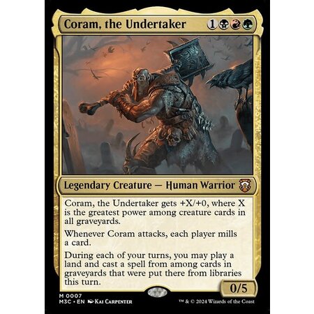 Coram, the Undertaker - Foil