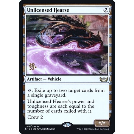 Unlicensed Hearse - Foil - Prerelease Promo