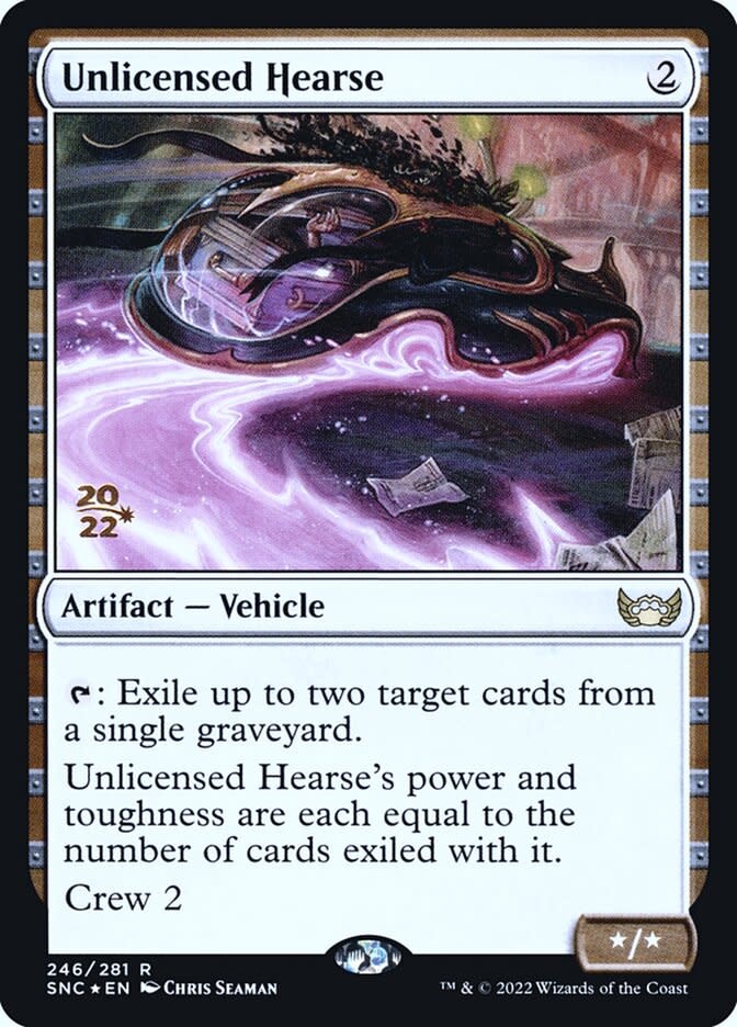 Unlicensed Hearse - Foil - Prerelease Promo