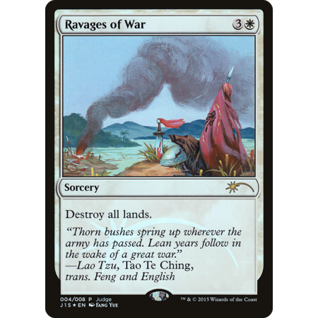 Ravages of War - Foil - Judge Promo