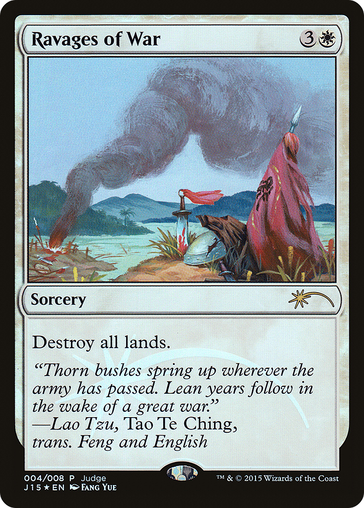 Ravages of War - Foil - Judge Promo