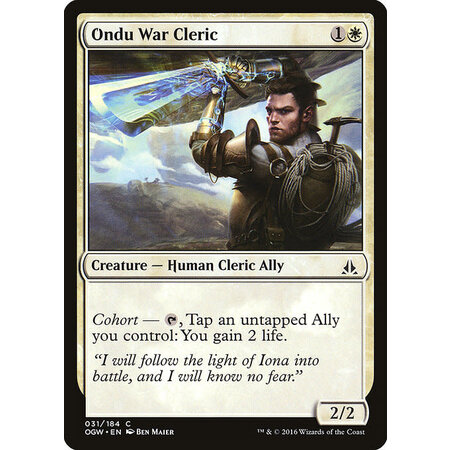 Ondu War Cleric - Foil