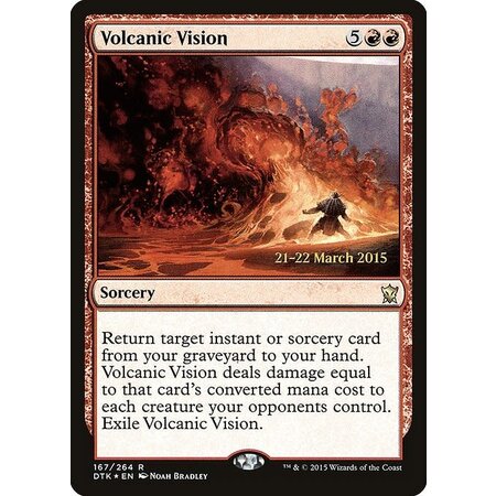 Volcanic Vision - Foil - Prerelease Promo