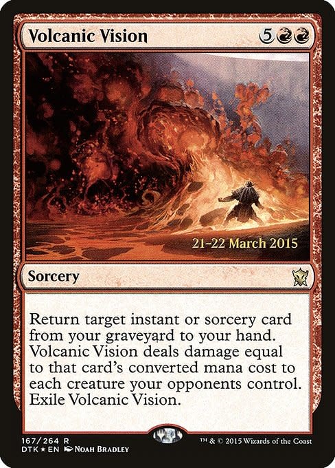 Volcanic Vision - Foil - Prerelease Promo