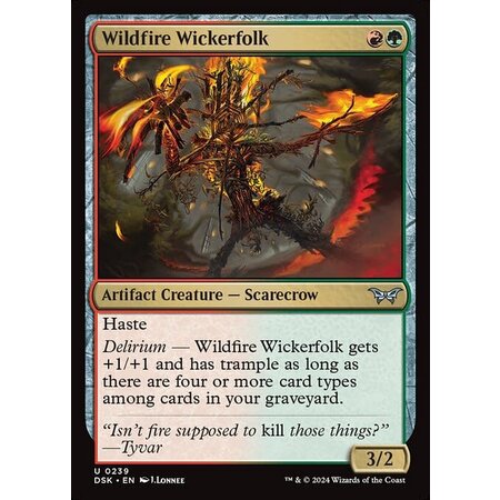 Wildfire Wickerfolk - Foil