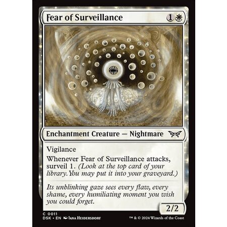 Fear of Surveillance - Foil