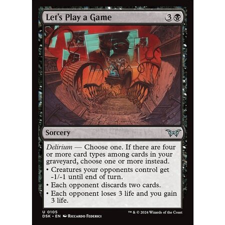 Let's Play a Game - Foil