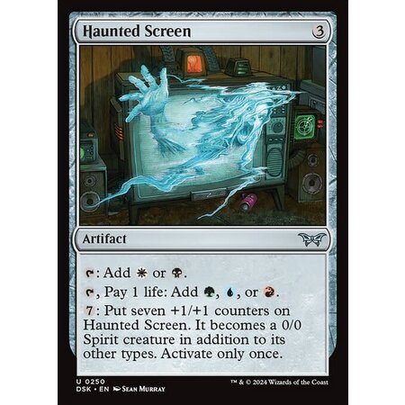 Haunted Screen - Foil