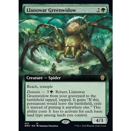 Llanowar Greenwidow - Foil