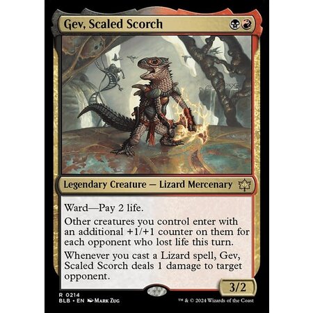 Gev, Scaled Scorch - Foil