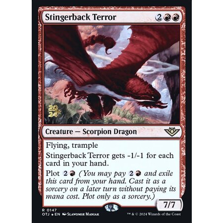 Stingerback Terror - Foil - Prerelease Promo