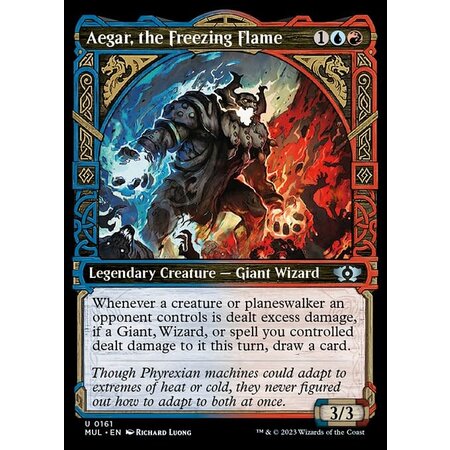 Aegar, the Freezing Flame - Halo Foil
