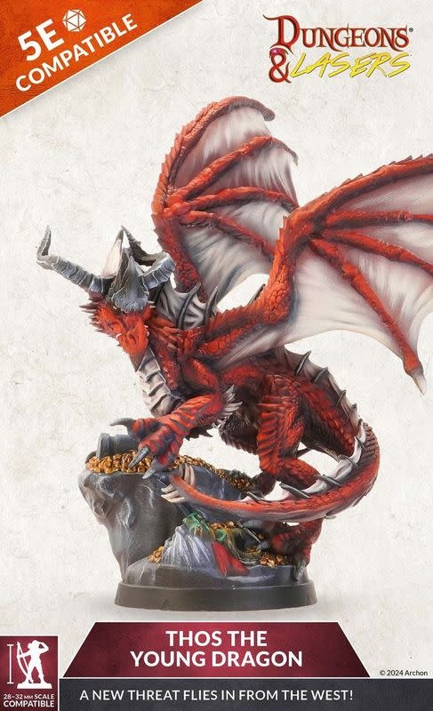 Thos the Young Dragon - Unpainted Miniature
