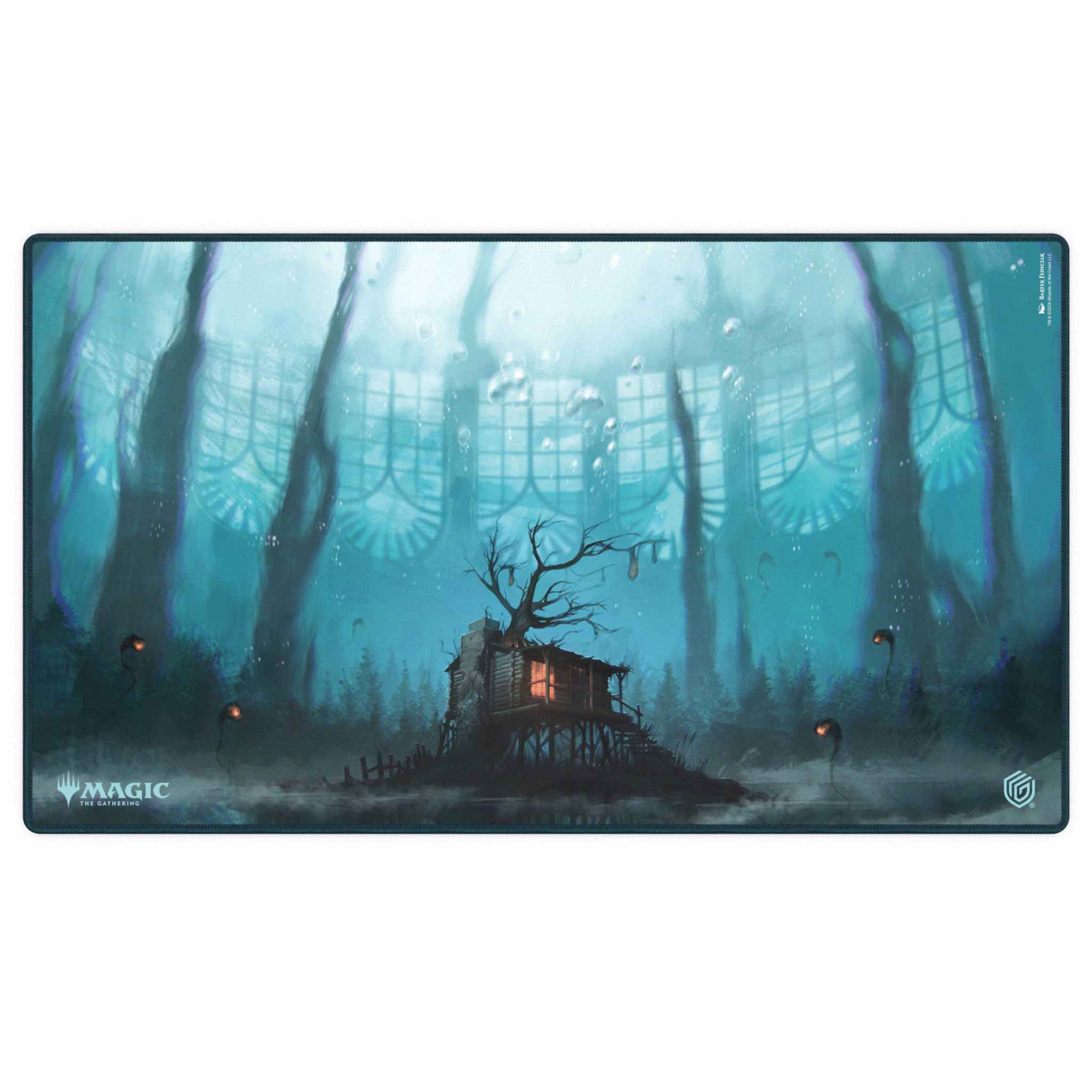 UG Playmat - MTG Duskmourn - Lakeside Shack