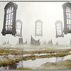 UG Playmat - MTG Duskmourn - Abandoned Campground