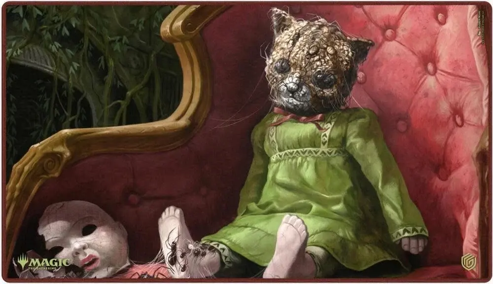 UG Playmat - MTG Duskmourn - Twitching Doll