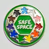 Safe Space Enamel Pin - A Fundraiser for LGBTQ2S+ Organizations