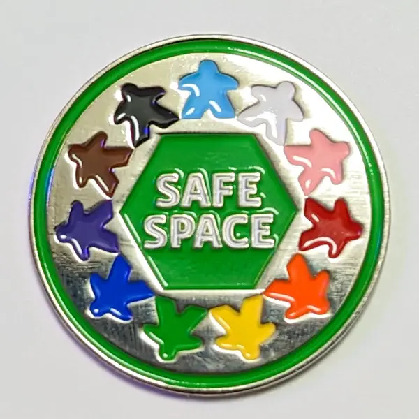 Safe Space Enamel Pin - A Fundraiser for LGBTQ2S+ Organizations