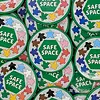 Safe Space Button - A Fundraiser for LGBTQ2S+ Organizations