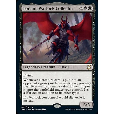 Lorcan, Warlock Collector