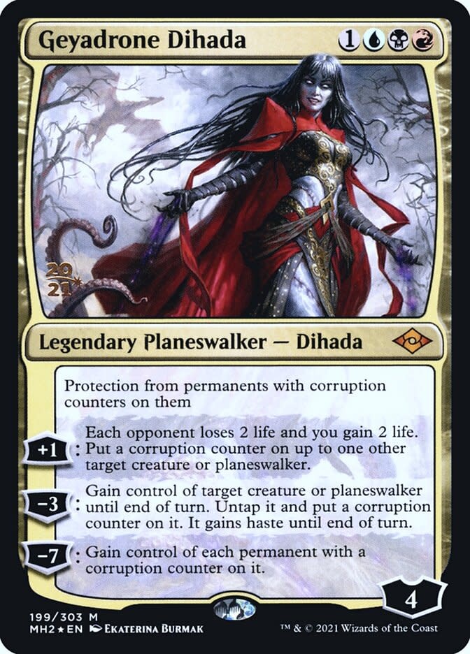 Geyadrone Dihada - Foil - Prerelease Promo