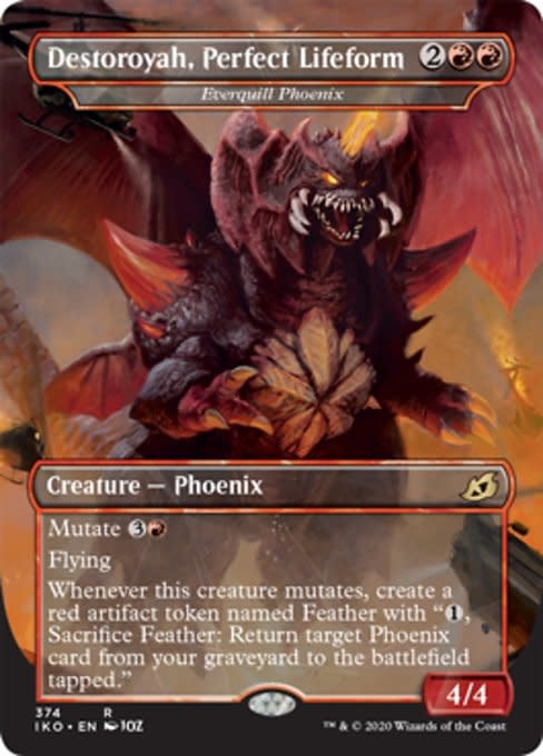Everquill Phoenix (Destoroyah, Perfect Lifeform) - Foil