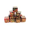 +1/+1 Counter Dice - Molten Magma - Red & Black/Gold - Set of 10