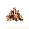 +1/+1 Mini Metal Counter Dice - Copper Ore w/Black - Set of 20