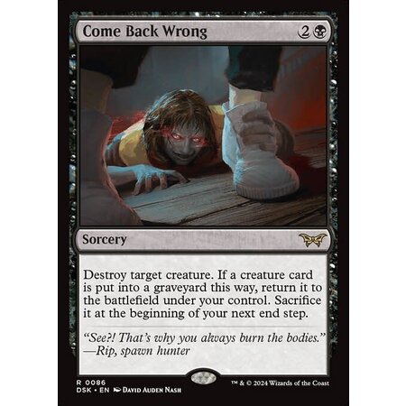 Come Back Wrong