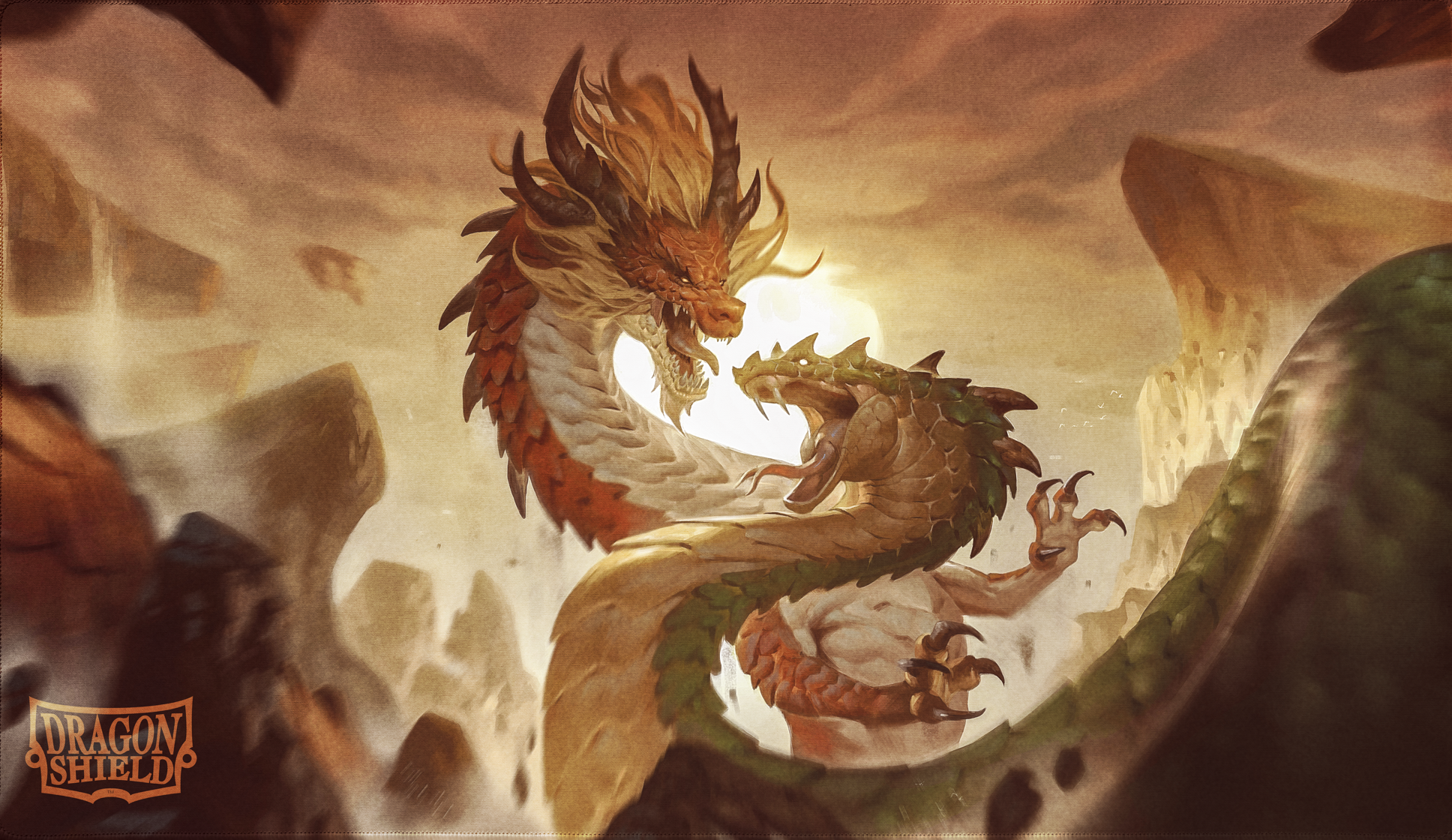 Dragon Shield - Playmat - Wood Snake