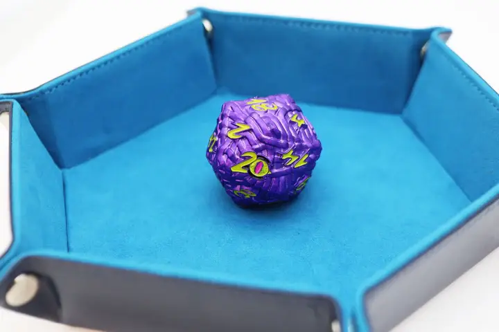 Jumbo Metal D20 - Mummy Wraps - Ukok Princess