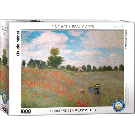 1000 - The Poppy Field (Monet)