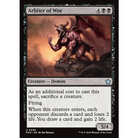 Arbiter of Woe - Foil