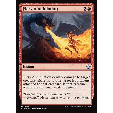 Fiery Annihilation - Foil