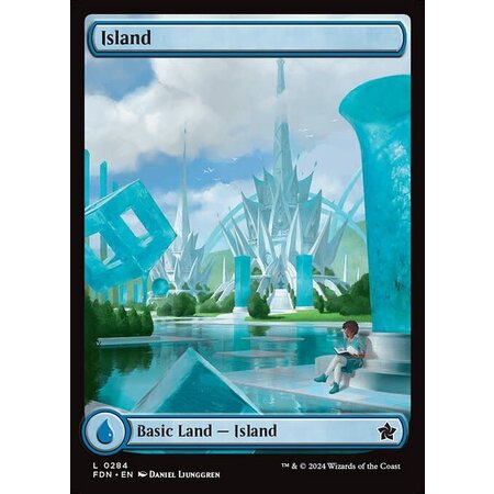 Island (284) - Full Art - Foil