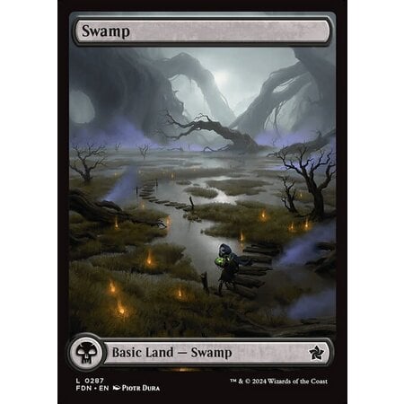 Swamp (287) - Full Art - Foil