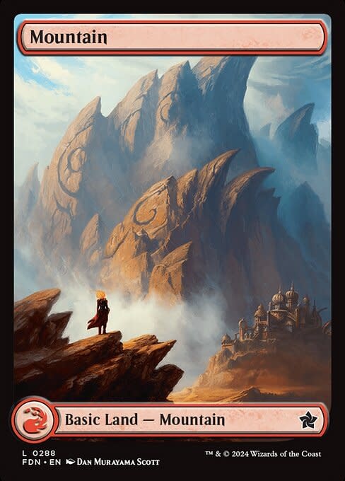 Mountain (288) - Full Art - Foil