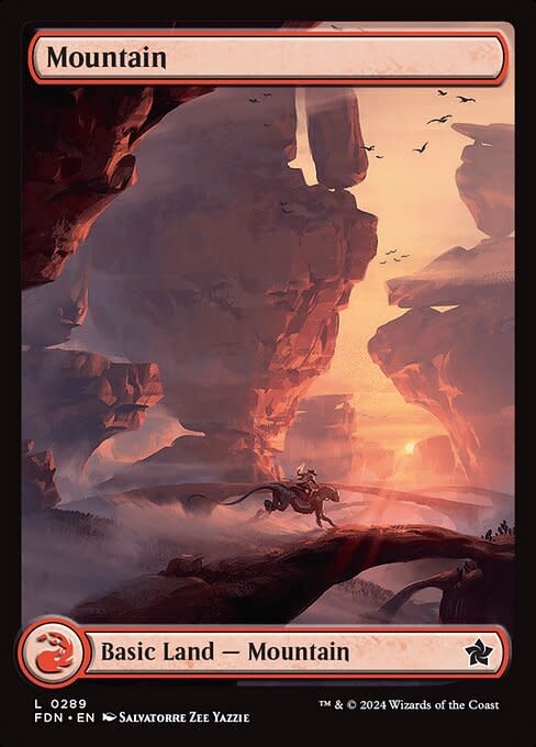 Mountain (289) - Full Art - Foil