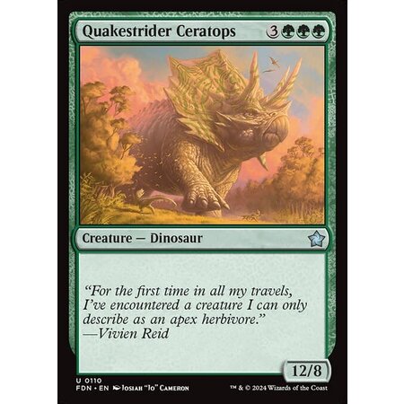 Quakestrider Ceratops - Foil