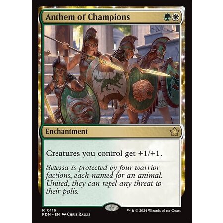 Anthem of Champions - Foil