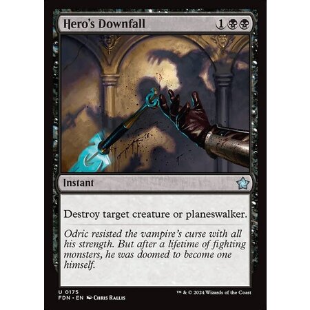 Hero's Downfall - Foil
