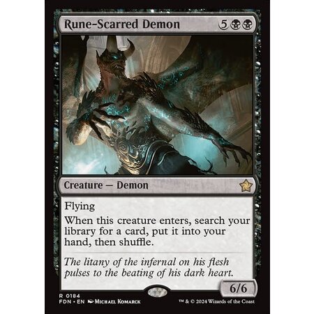 Rune-Scarred Demon - Foil